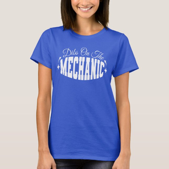 Camiseta Saltos en el mecánico mecánico de cómica mujer Sar (Anverso)