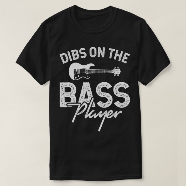 Camiseta Saltos en el reproductor de Bass (Diseño del anverso)