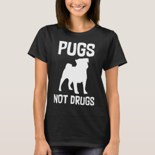 Camiseta Saltos no drogas Perro divertido