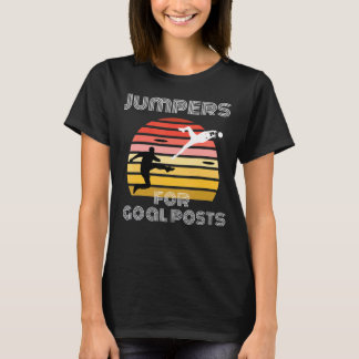 Camiseta Saltos Para El Fútbol De Goalpost Retro