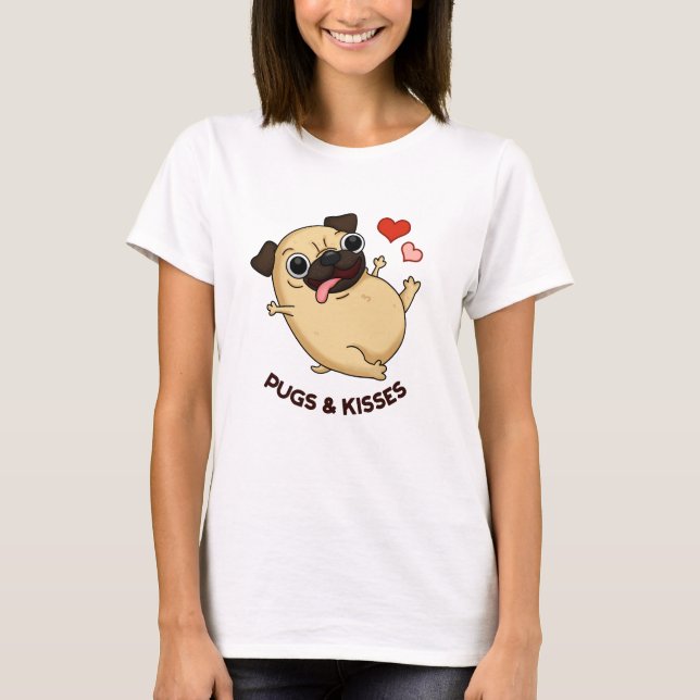 Camiseta Saltos Y Besos Graciosos Perros Pun (Anverso)