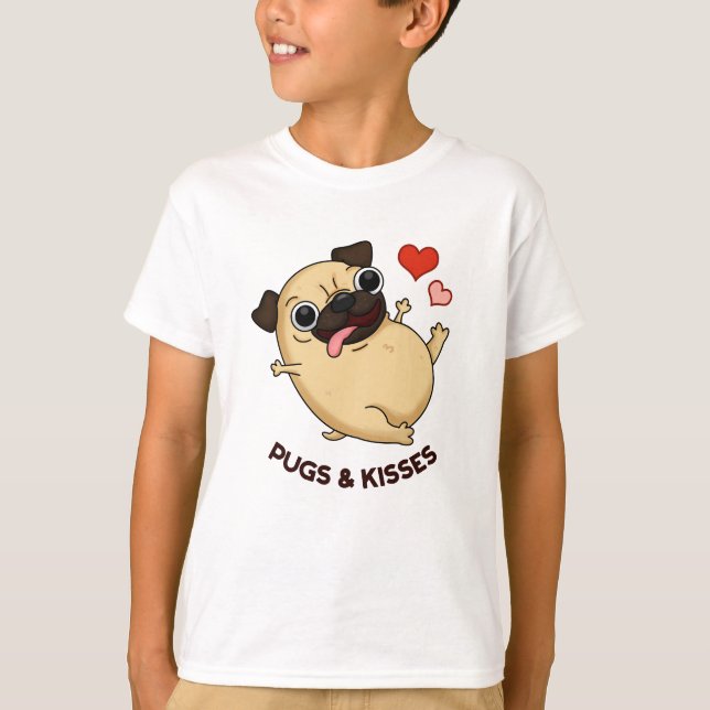 Camiseta Saltos Y Besos Graciosos Perros Pun (Anverso)