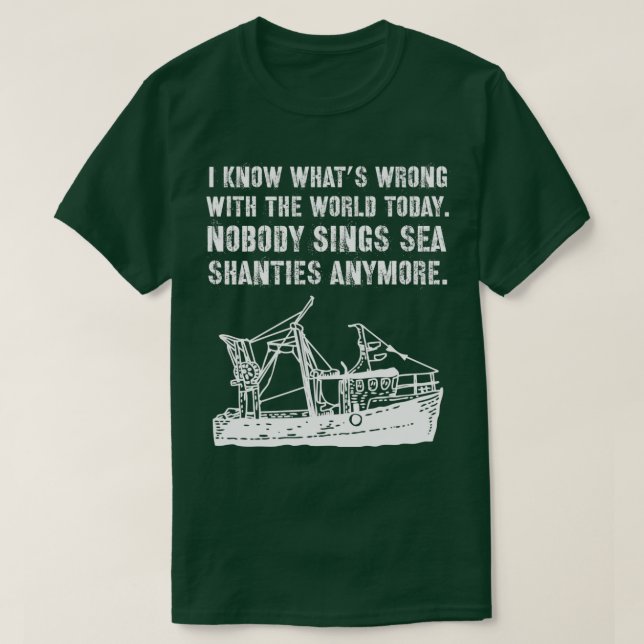 Camiseta Saltwater Fishman Sea Shanties Gifts For Sea Sha (Diseño del anverso)
