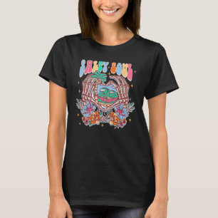 Camiseta Salty A Soul Summer Vibes Beach Vacation Summertim