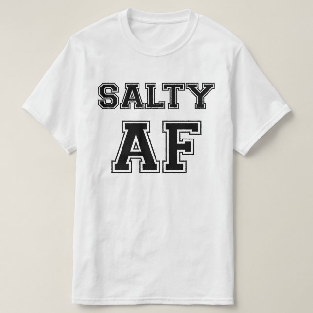 CAMISETA SALTY AF (Diseño del anverso)