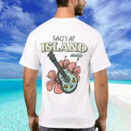 Camiseta Salty AF Island Music