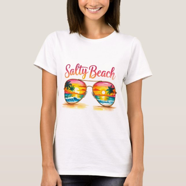 Camiseta Salty Beach  (Anverso)