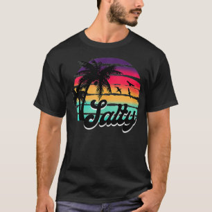 Camiseta Salty Beach Lover Summer Vibes Summertime Beach Va