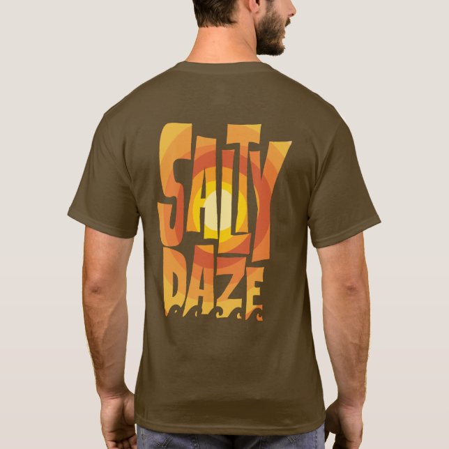 Camiseta Salty Daze Sunny Daze Beach Vibes (Reverso)