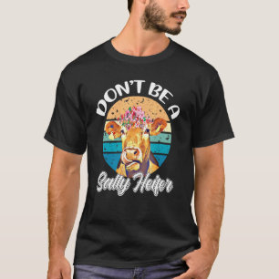 Camiseta Salty Heifer Racher Floral Retro Vintage Ganadera