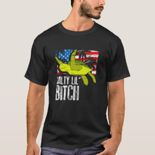 Camiseta Salty Lil Beach Retro Vintage Bandera Americana