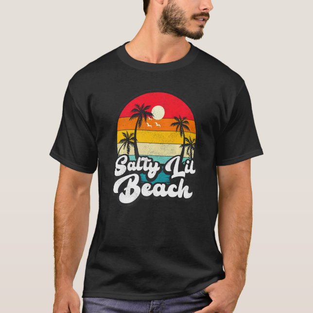 Camiseta Salty Lil Beach Vintage Retro Beach Summe (Anverso)