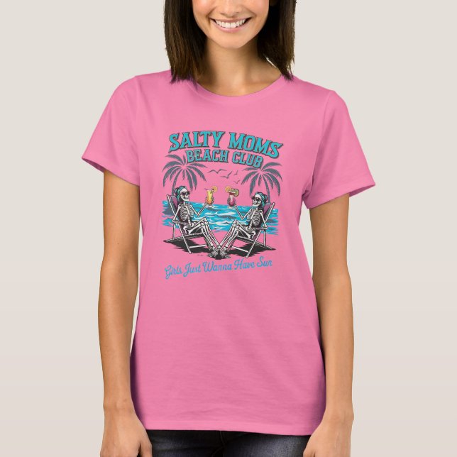 Camiseta Salty Moms Beach Club (Anverso)