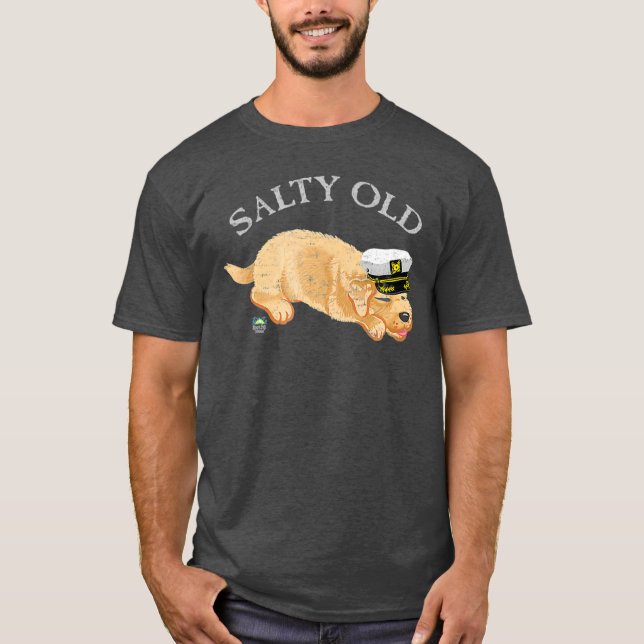 Camiseta Salty Old Dog (Anverso)