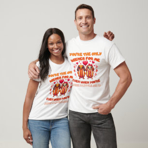 Camiseta Salty & Sweet Love: Exclusiva pareja de perros cal