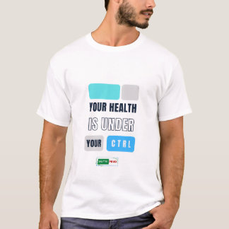 Camiseta Salud bajo control Tee (color blanco)