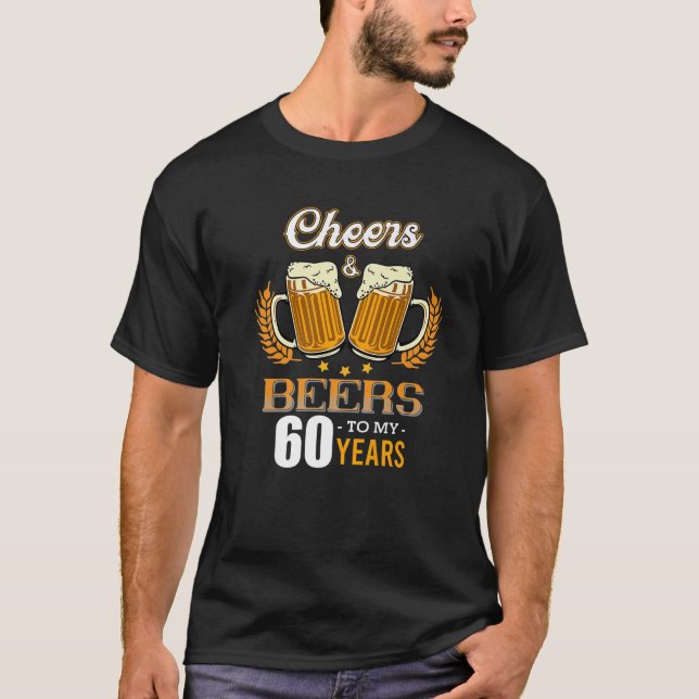 Camiseta Salud Beer Beer Alcohol Beinker 60 Años Cumpleaños (Anverso)