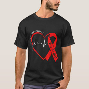 Camiseta Salud del Corazón Conciencia de la Enfermedad Card