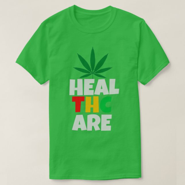 Camiseta Salud El THC es Medicina (Diseño del anverso)