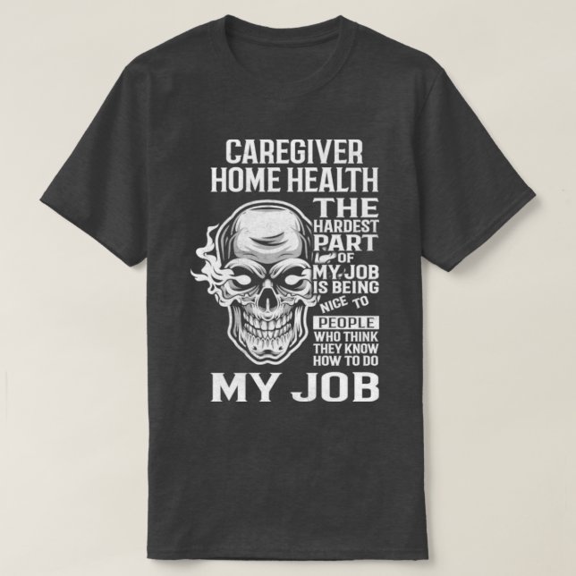 Camiseta Salud en el hogar de cuidadores (Diseño del anverso)