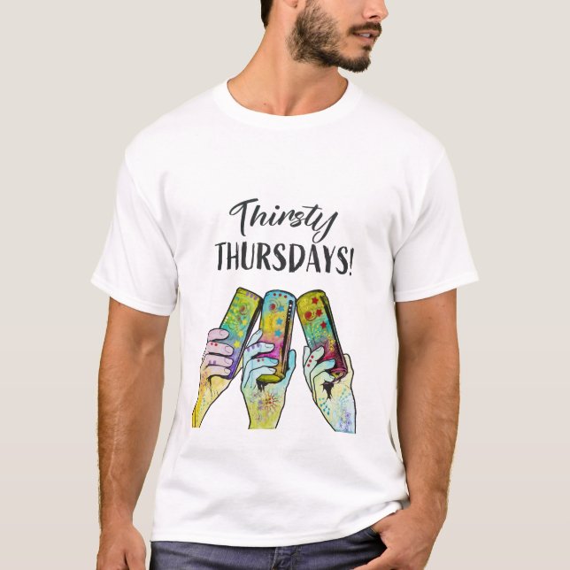 Camiseta Salud - Jueves Sedientos (Anverso)