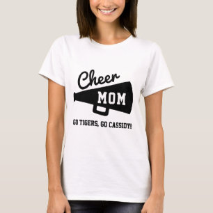 Camiseta Salud, mamá, equipo de Personalizados de Cheerled