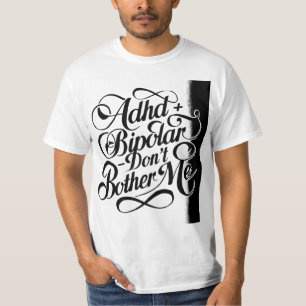 Camiseta Salud mental Bipolar y TDAH