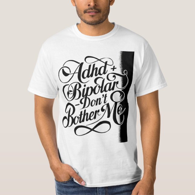 Camiseta Salud mental Bipolar y TDAH (Anverso)