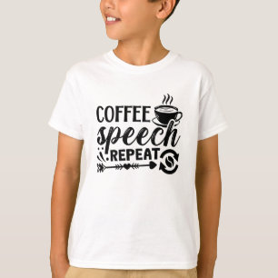 Camiseta Salud Mental Café Discurso Repetir Ansiedad Ansied