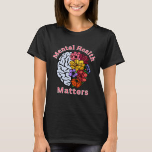 Camiseta Salud Mental Cuestiones de Salud Mental Sensibiliz