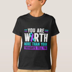 Camiseta Salud Mental de la Cinta de Sensibilización sobre