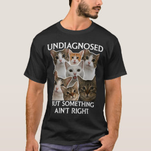 Camiseta Salud mental divertida sin diagnosticar pero algo 