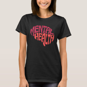 Camiseta Salud Mental Enfermedad Cerebral Humana Conciencia