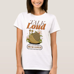 Camiseta Salud Mental Grita Fuerte Sana Fuerte