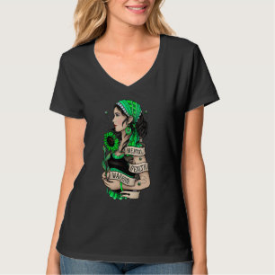 Camiseta Salud Mental Guerrera Sunflower Mujeres Salud Ment