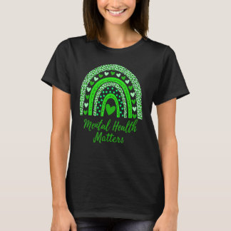 Camiseta Salud Mental Importa El Arcoiris Awaren Salud Ment