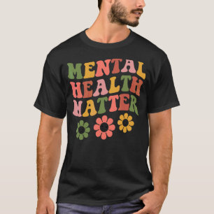 Camiseta Salud Mental Importa Enfermedades Cerebrales Human