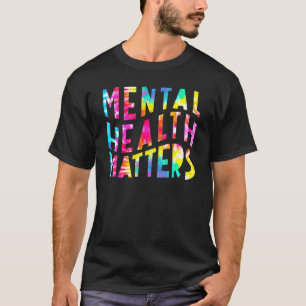 Camiseta Salud Mental Importa Enfermedades Cerebrales Human