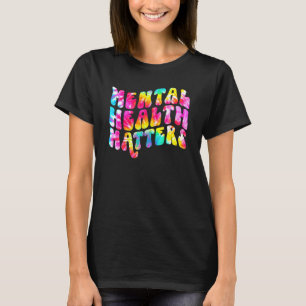 Camiseta Salud Mental Importa Enfermedades Cerebrales Human