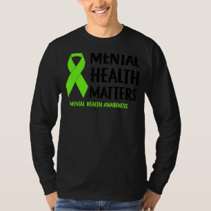 Camiseta Salud Mental Importa La Salud Mental Ecológica Rib