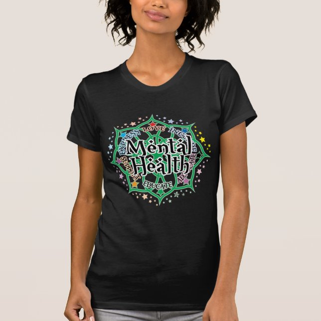 Camiseta Salud mental Lotus (Anverso)
