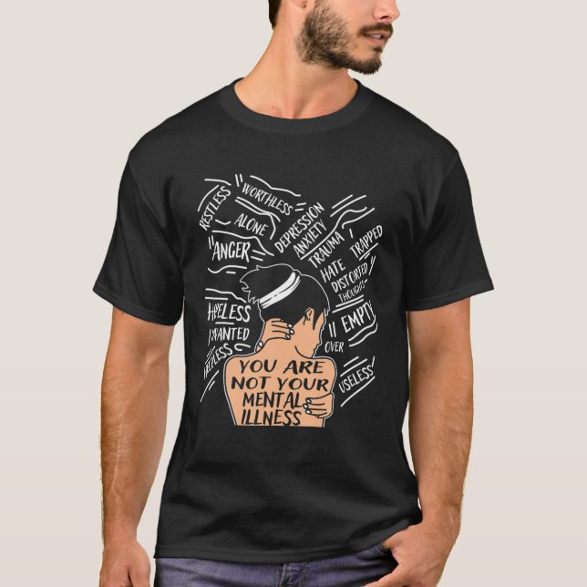 Camiseta Salud Mental Para Las Mujeres No Eres Tu Mental (Anverso)