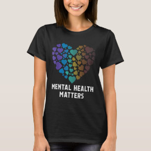 Camiseta Salud Mental S Concienciación Sobre La Salud Menta