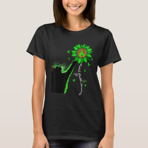 Camiseta Salud Mental S Sensibilización Flor Gato Lover Muj