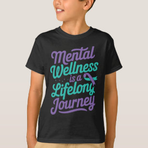 Camiseta Salud mental Sensibilización sobre la salud Suicid