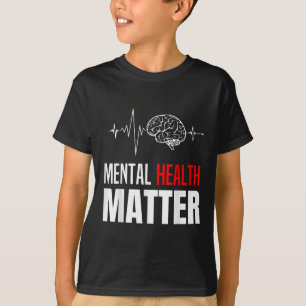 Camiseta Salud Mental Sensibilización sobre problemas del c
