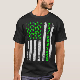 Camiseta Salud Mental Y Enfermedad Cerebral Humana Grado De