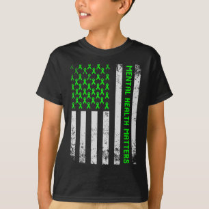 Camiseta Salud Mental Y Enfermedad Cerebral Humana Grado De