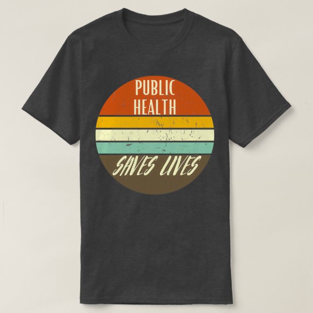 Camiseta salud pública salva vidas 1 (Diseño del anverso)