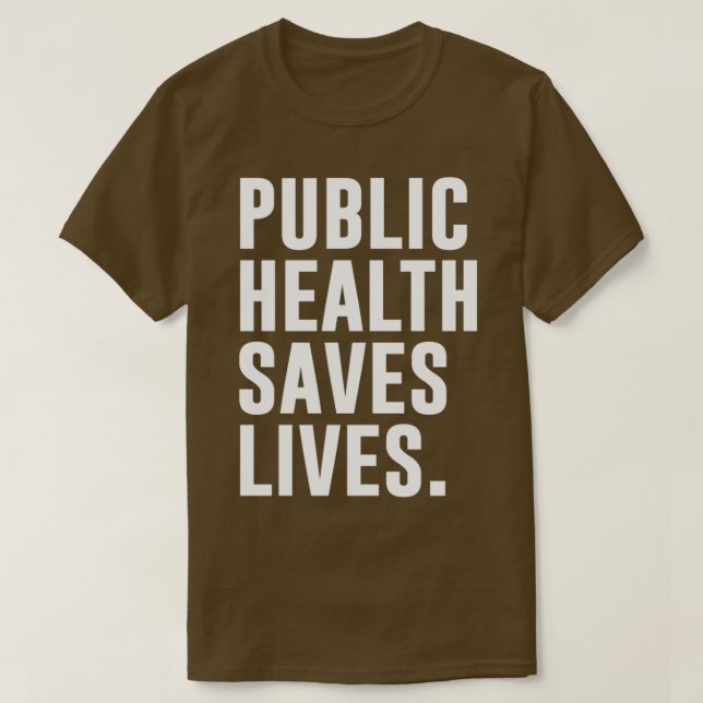 Camiseta Salud pública salva vidas 20 (Diseño del anverso)